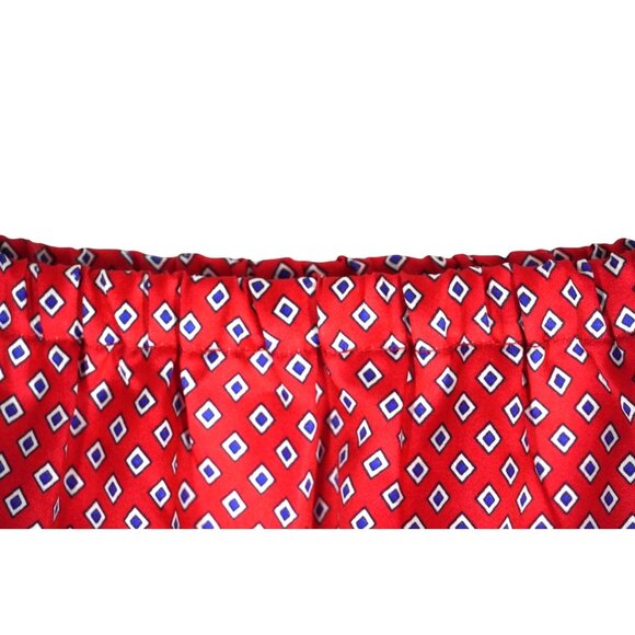 Vintage 80s Donna Richard for Gilligan O'Malley Silky Geometric Print Pajama Set - Picture 11 of 12